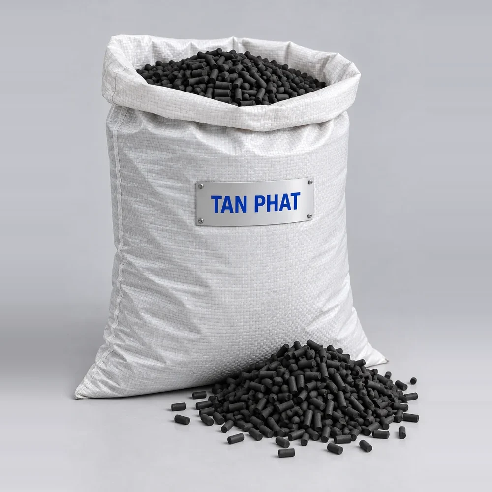 Than hoạt tính dạng viên Ø4 mm