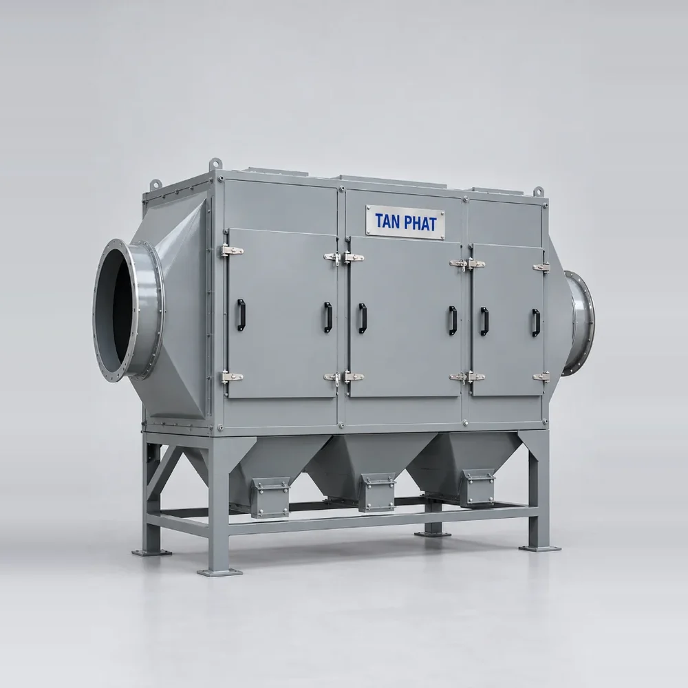 Tháp hấp phụ than hoạt tính 3.000 m³/h